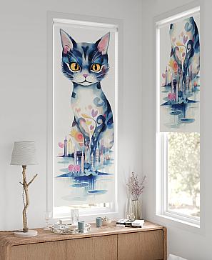 Рулонная штора  «Лионда - 01 - ширина 68 см»