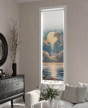 Рулонная штора «Ромирол - 07 - ширина 52 см»