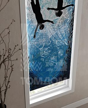 Рулонные шторы «Фрезис - 99 - ширина 57 см»