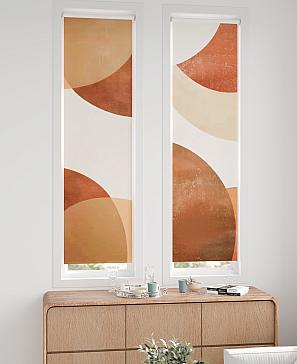 Комплект рулонных штор «Ломкрен - 05 - ширина 47 см» | фото 2