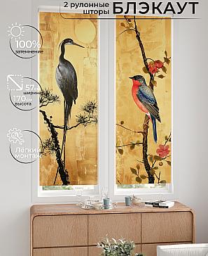 Комплект рулонных штор «Нокрет - 05 - ширина 57 см» | фото