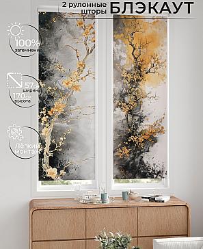 Комплект рулонных штор «Нокрет - 18 - ширина 57 см» | фото