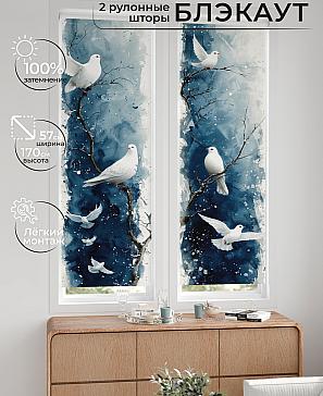 Комплект рулонных штор «Нокрет - 24 - ширина 57 см» | фото