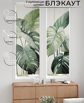 Комплект рулонных штор «Нокрет - 35 - ширина 57 см» | фото