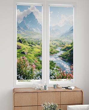 Комплект рулонных штор «Нокрет - 39 - ширина 57 см» | фото 2