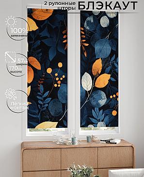 Комплект рулонных штор «Нокрет - 41 - ширина 57 см» | фото