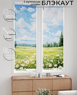 Комплект рулонных штор «Нокрет - 46 - ширина 57 см» | фото