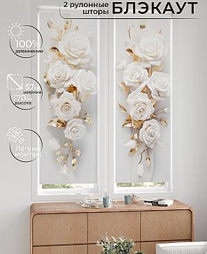 Комплект рулонных штор «Нокрет - 50 - ширина 57 см» | фото