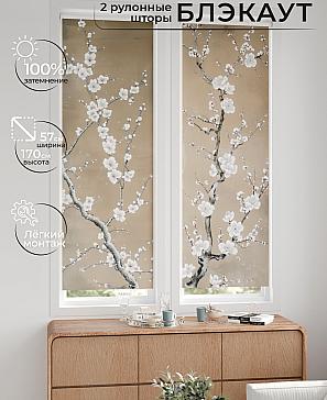 Комплект рулонных штор «Нокрет - 51 - ширина 57 см» | фото