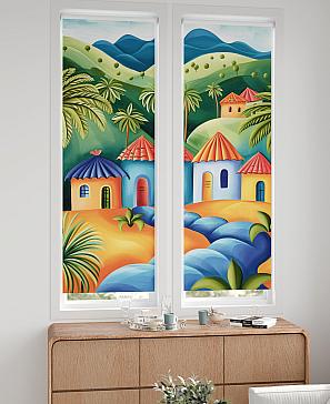 Комплект рулонных штор «Нокрет - 61 - ширина 57 см» | фото 2