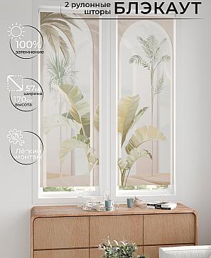 Комплект рулонных штор «Нокрет - 62 - ширина 57 см» | фото