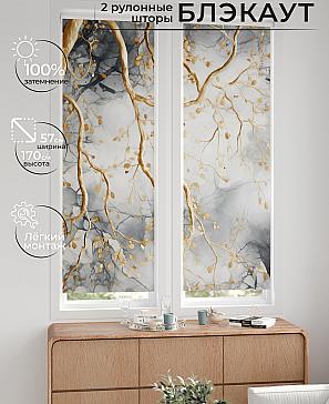 Комплект рулонных штор «Нокрет - 64 - ширина 57 см» | фото