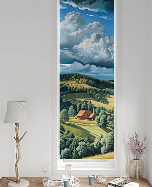 Рулонные шторы «Нокрет - 80 - ширина 57 см»