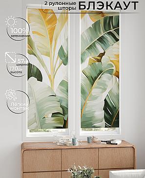 Комплект рулонных штор «Нокрет - 82 - ширина 57 см» | фото