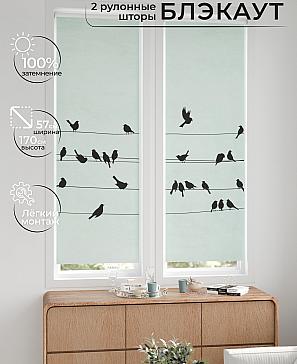 Комплект рулонных штор «Нокрет - 96 - ширина 57 см» | фото