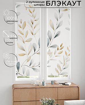 Комплект рулонных штор «Нокрет - 100 - ширина 57 см» | фото