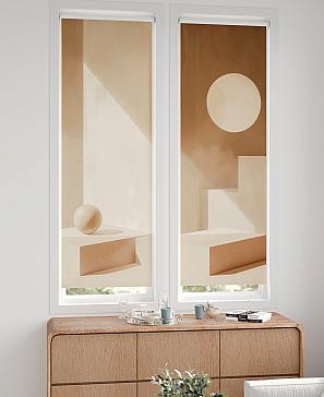 Комплект рулонных штор «Нокрет - 123 - ширина 57 см» | фото 2