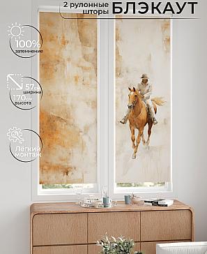 Комплект рулонных штор «Нокрет - 125 - ширина 57 см» | фото 2