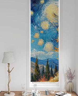 Рулонные шторы «Нокрет - 136 - ширина 57 см»