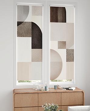 Комплект рулонных штор «Нокрет - 141 - ширина 57 см» | фото 2