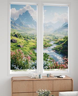 Комплект рулонных штор «Лургас - 05 - ширина 68 см» | фото 2