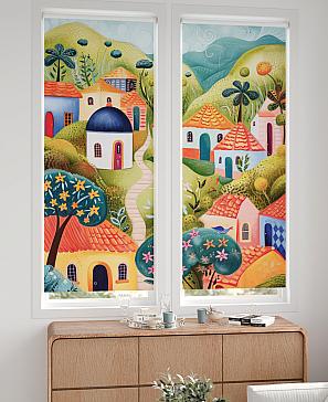 Комплект рулонных штор «Лургас - 06 - ширина 68 см» | фото 2