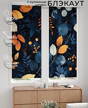 Комплект рулонных штор «Лургас - 07 - ширина 68 см» | фото