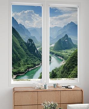 Комплект рулонных штор «Лургас - 09 - ширина 68 см» | фото 2