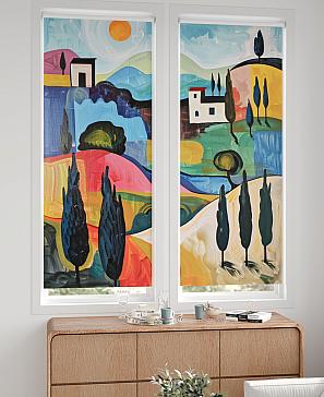 Комплект рулонных штор «Лургас - 10 - ширина 68 см» | фото 2