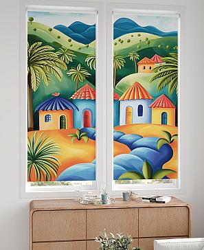 Комплект рулонных штор «Лургас - 27 - ширина 68 см» | фото 2