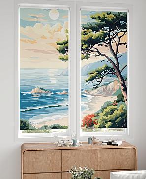 Комплект рулонных штор «Лургас - 60 - ширина 68 см» | фото 2