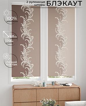 Комплект рулонных штор «Лургас - 61 - ширина 68 см» | фото