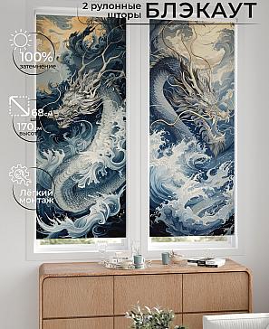 Комплект рулонных штор «Лургас - 69 - ширина 68 см» | фото