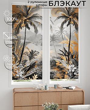 Комплект рулонных штор «Лургас - 74 - ширина 68 см» | фото