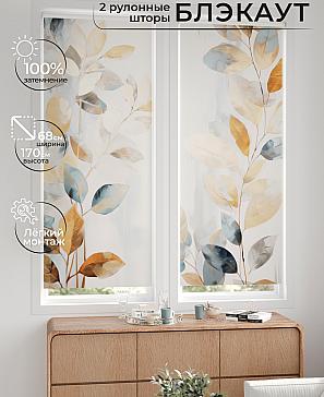 Комплект рулонных штор «Лургас - 77 - ширина 68 см» | фото