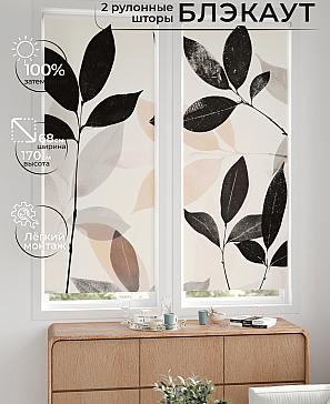 Комплект рулонных штор «Лургас - 87 - ширина 68 см» | фото