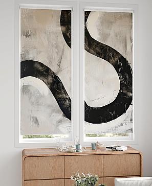 Комплект рулонных штор «Лургас - 90 - ширина 68 см» | фото