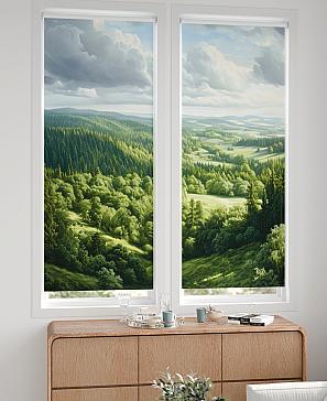 Комплект рулонных штор «Лургас - 93 - ширина 68 см» | фото