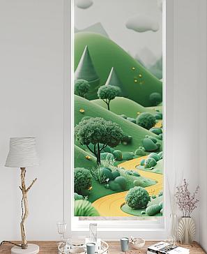 Рулонные шторы «Лургас - 96 - ширина 68 см»