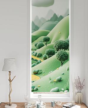 Рулонные шторы «Лургас - 96 - ширина 68 см»