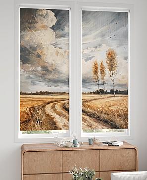 Комплект рулонных штор «Лургас - 97 - ширина 68 см» | фото