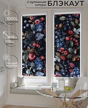 Комплект рулонных штор «Лургас - 116 - ширина 68 см» | фото