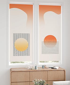 Комплект рулонных штор «Лургас - 128 - ширина 68 см» | фото 2