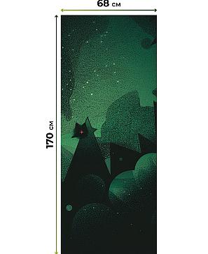 Рулонные шторы «Лургас - 132 - ширина 68 см»