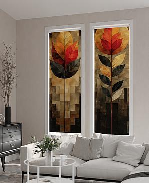 Комплект рулонных штор «Рамтис - 07 - ширина 57 см» | фото 2