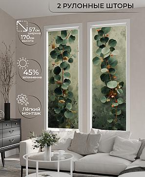 Комплект рулонных штор «Рамтис - 15 - ширина 57 см» | фото