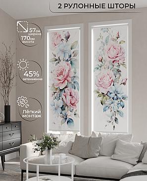 Комплект рулонных штор «Рамтис - 49 - ширина 57 см» | фото