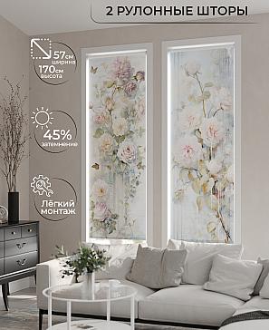 Комплект рулонных штор «Рамтис - 50 - ширина 57 см» | фото