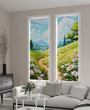 Комплект рулонных штор «Рамтис - 123 - ширина 57 см» | фото