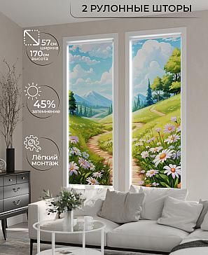 Комплект рулонных штор «Рамтис - 123 - ширина 57 см» | фото 2